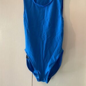 Wolford Royal Blue Velvet de luxe Bodysuit, size S